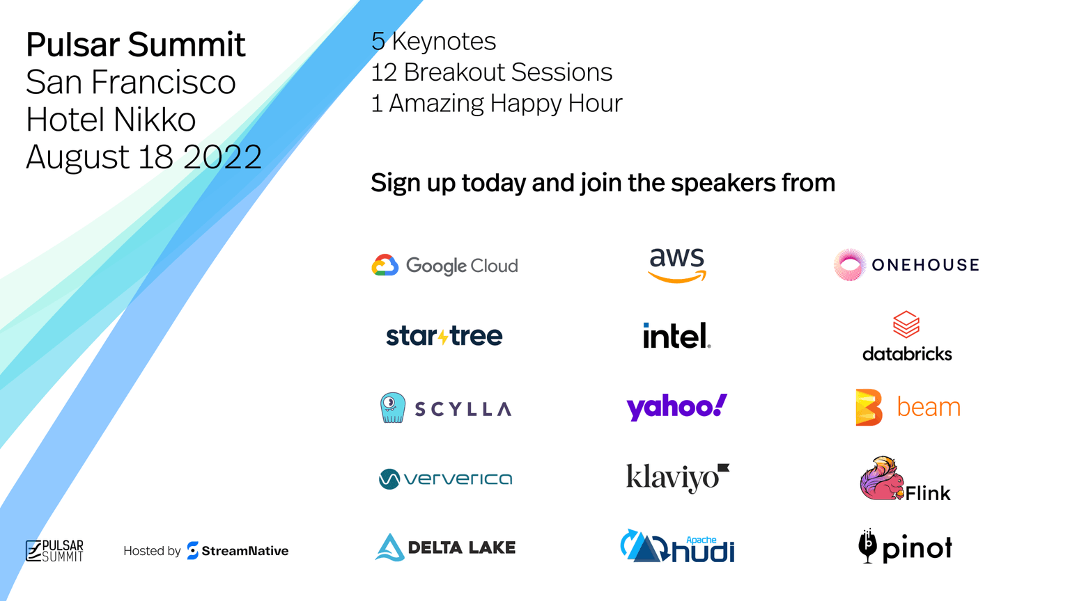 Speakers and Sponsorship Prospectus Announced for Pulsar Summit San Francisco 2022