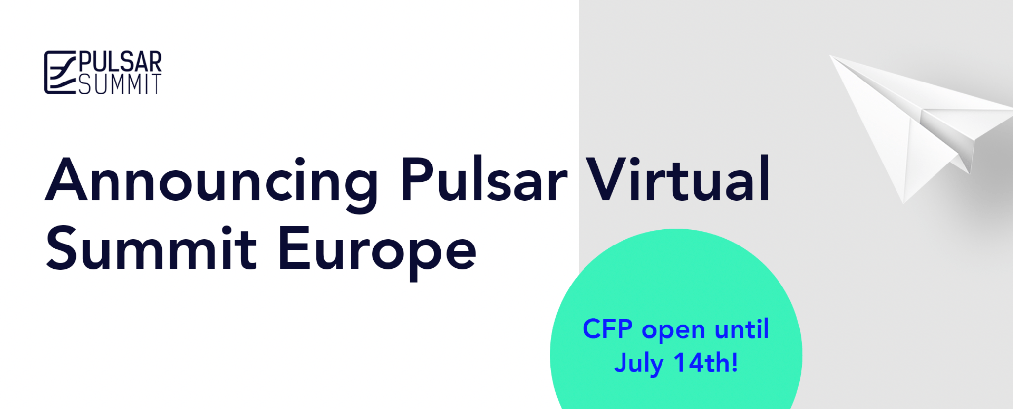 Announcing Pulsar Virtual Summit Europe 2021: CFP Is Open!