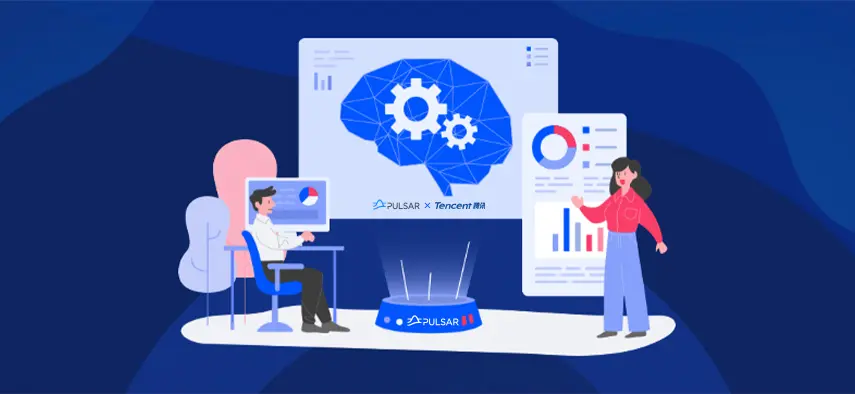 Powering Federated Learning at Tencent with Apache Pulsar