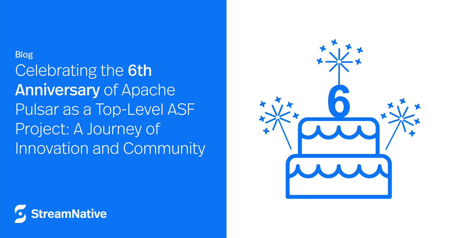 Celebrating the 6th Anniversary of Apache Pulsar as a Top-Level ASF Project: A Journey of Innovation and Community