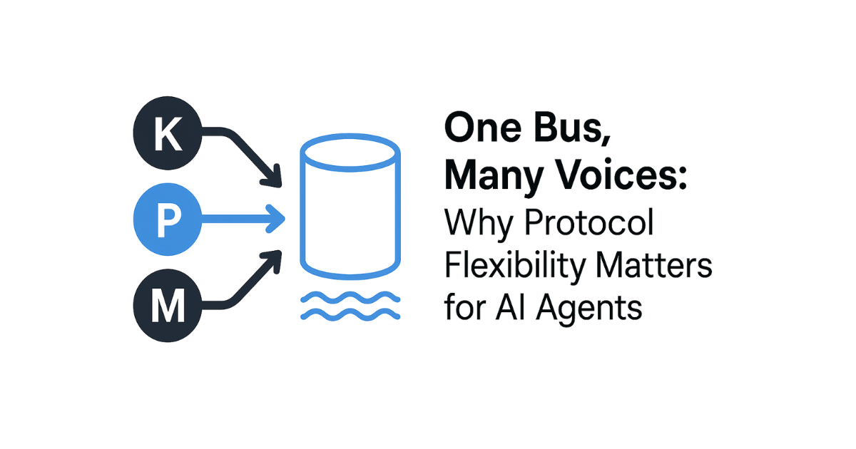 One Bus, Many Voices: Why Protocol Flexibility Matters for AI Agents