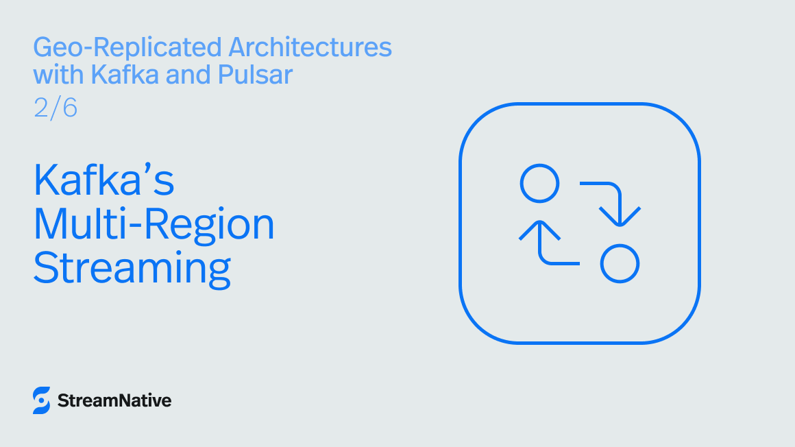 Kafka’s Approach to Multi-Region Streaming (Geo-Replicated Architectures with Kafka and Pulsar 2/6)