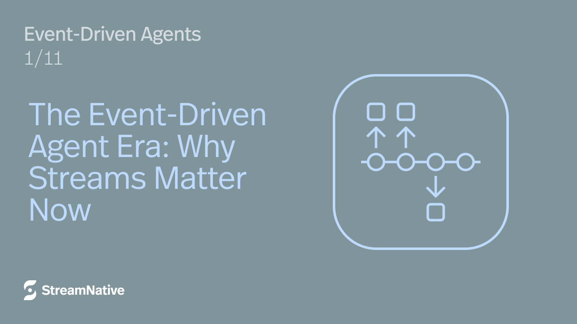 The Event‑Driven Agent Era: Why Streams Matter Now (Event-Driven Agents, Part 1)