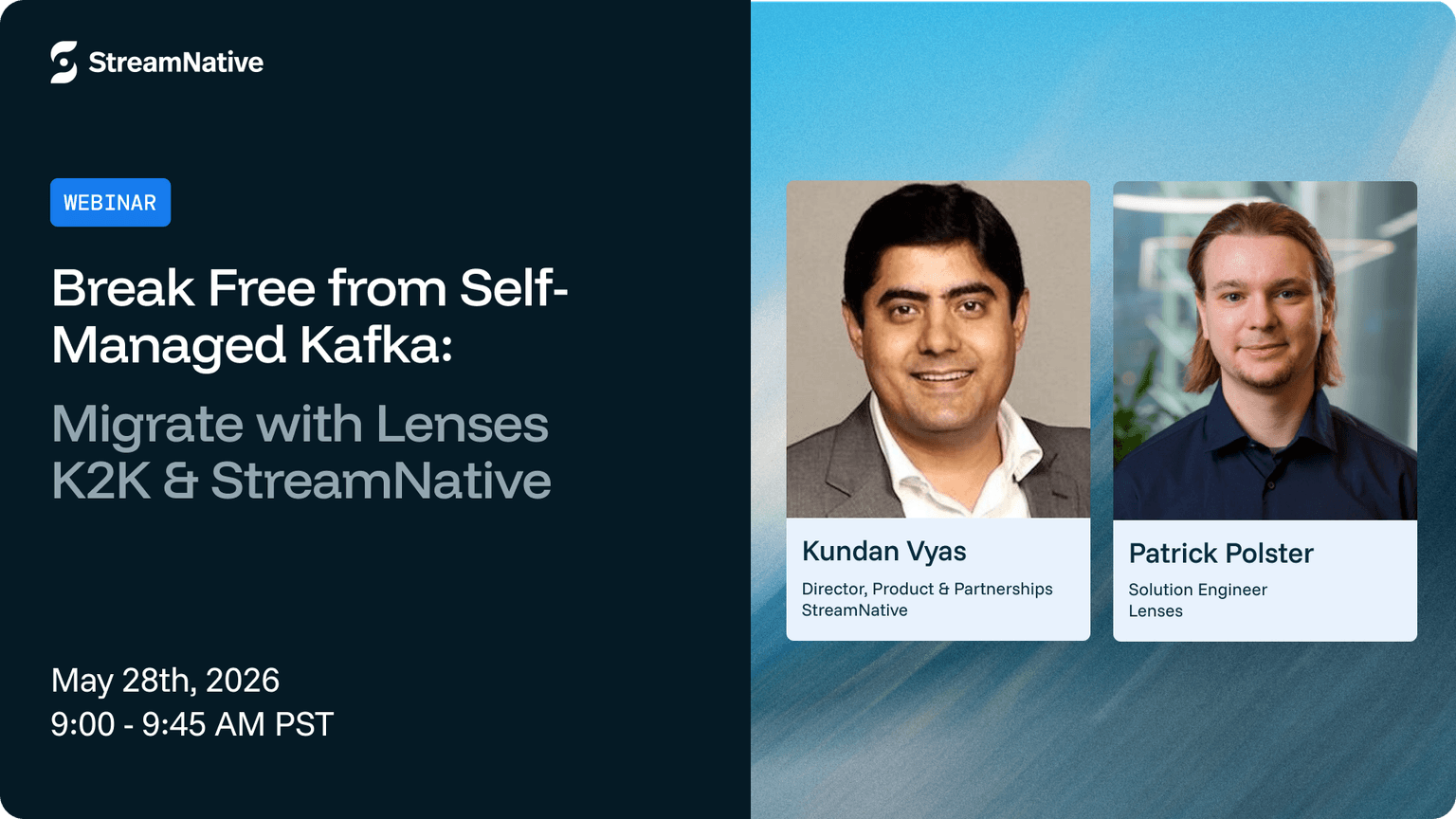 Break Free from Self-Managed Kafka: Migrate with Lenses K2K & StreamNative