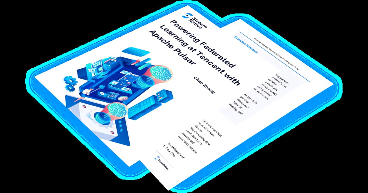 Powering Federated Learning at Tencent with Apache Pulsar