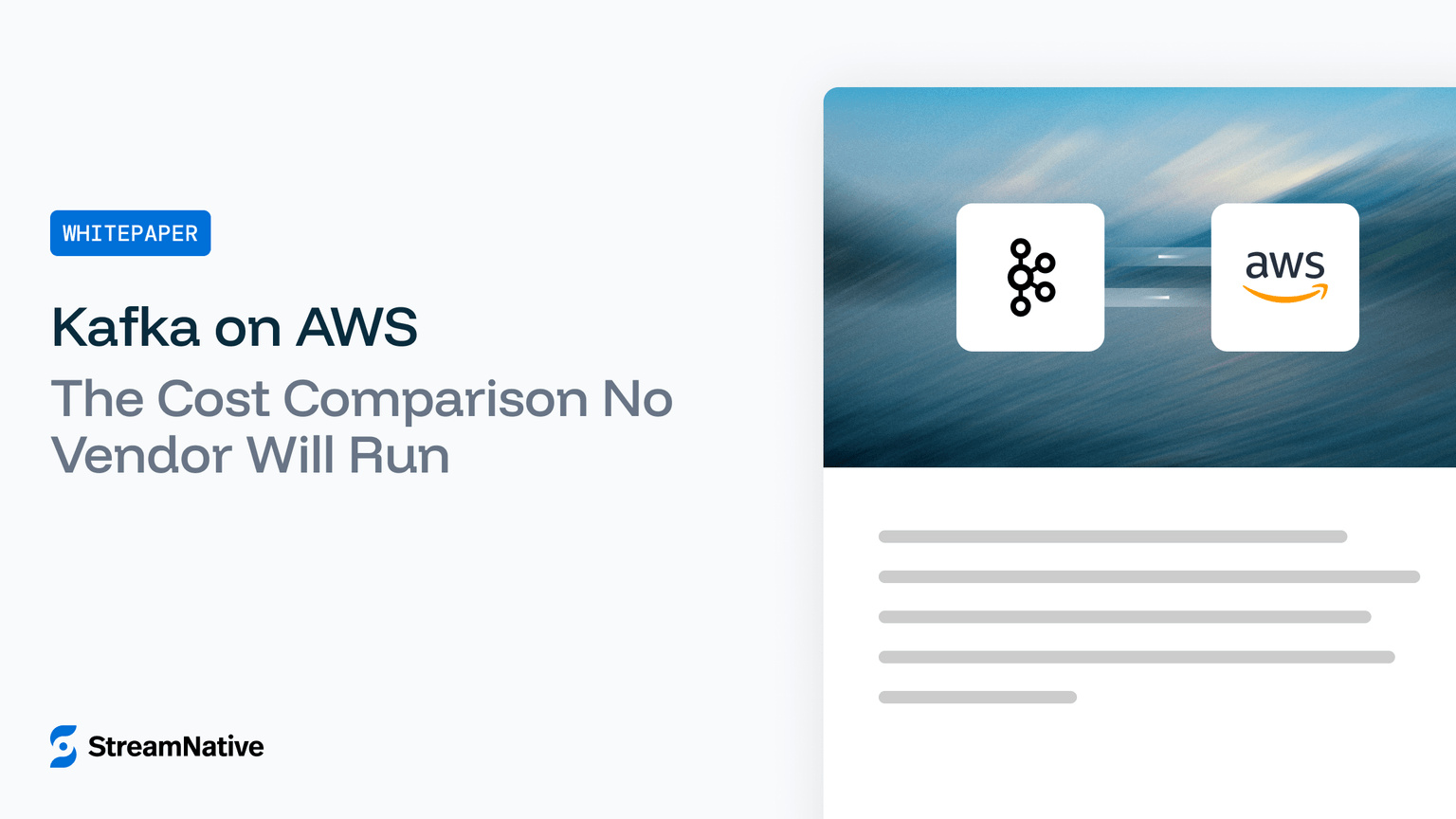 Kafka on AWS: The Cost Comparison No Vendor Will Run