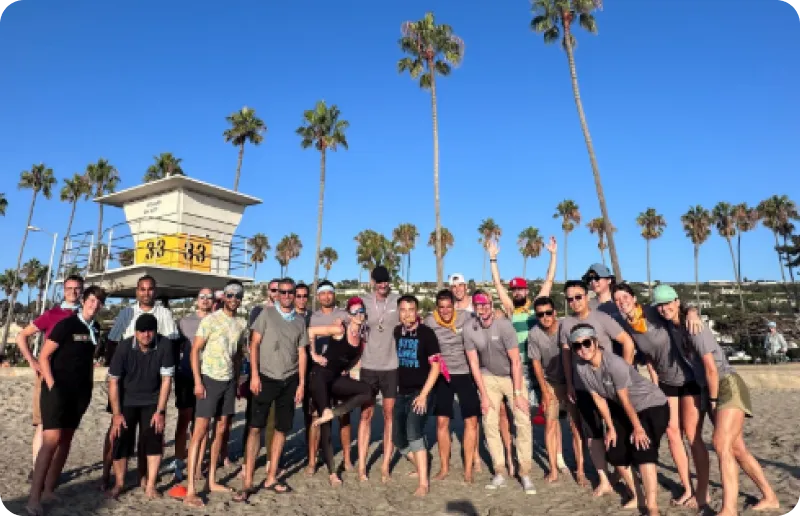 StreamNative beach team outing