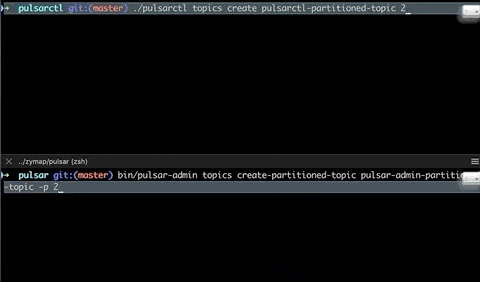 pulsarctl-create-partitioned-topic