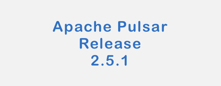 image of apache pulsar release 2.5.1