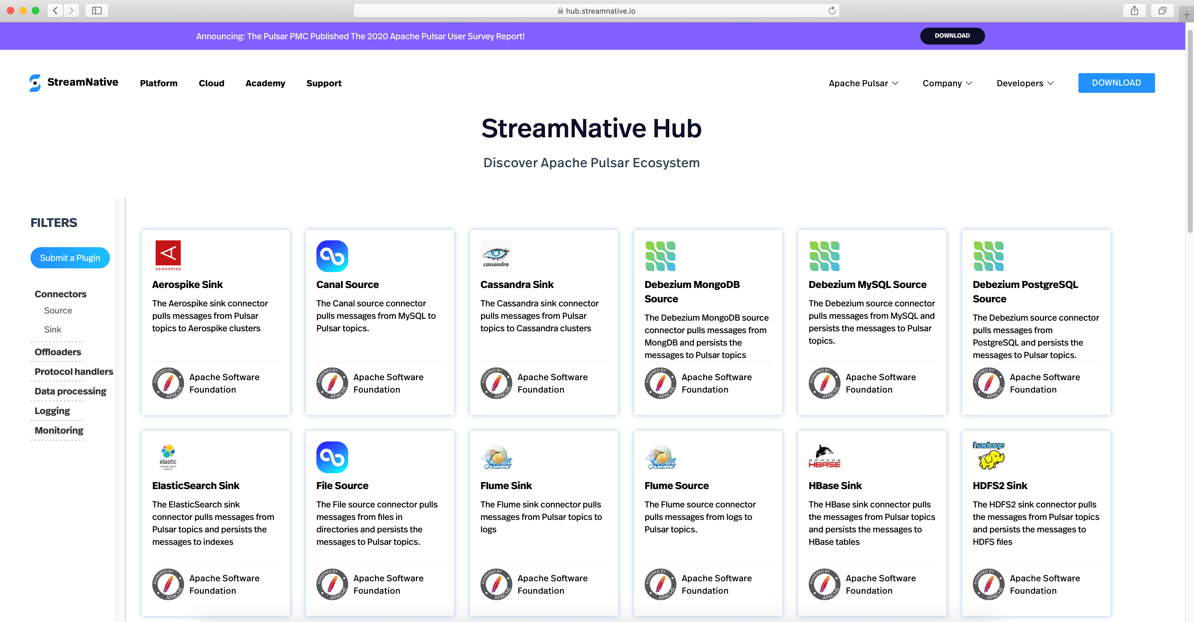 picture of streamnative hub