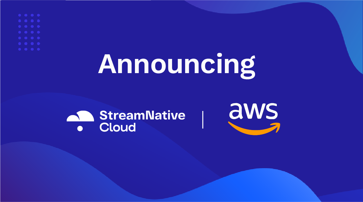 image announcing streamnative cloud and aws