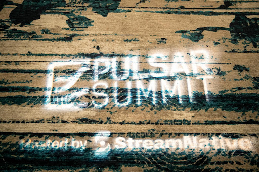 Pulsar Summit, Hosted by StreamNative projection.