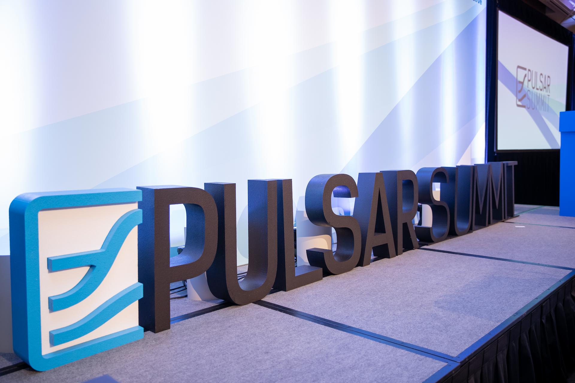 The in-person stage from Pulsar Summit San Fran 2022. 