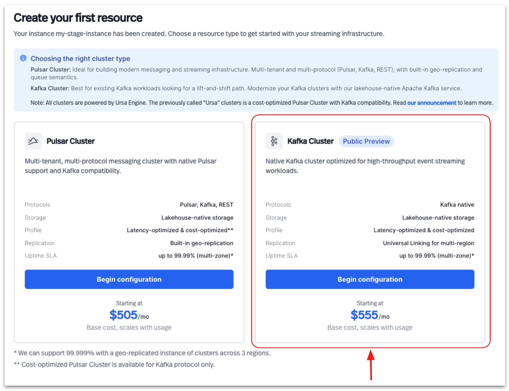 Create a Kafka cluster on Microsoft Azure