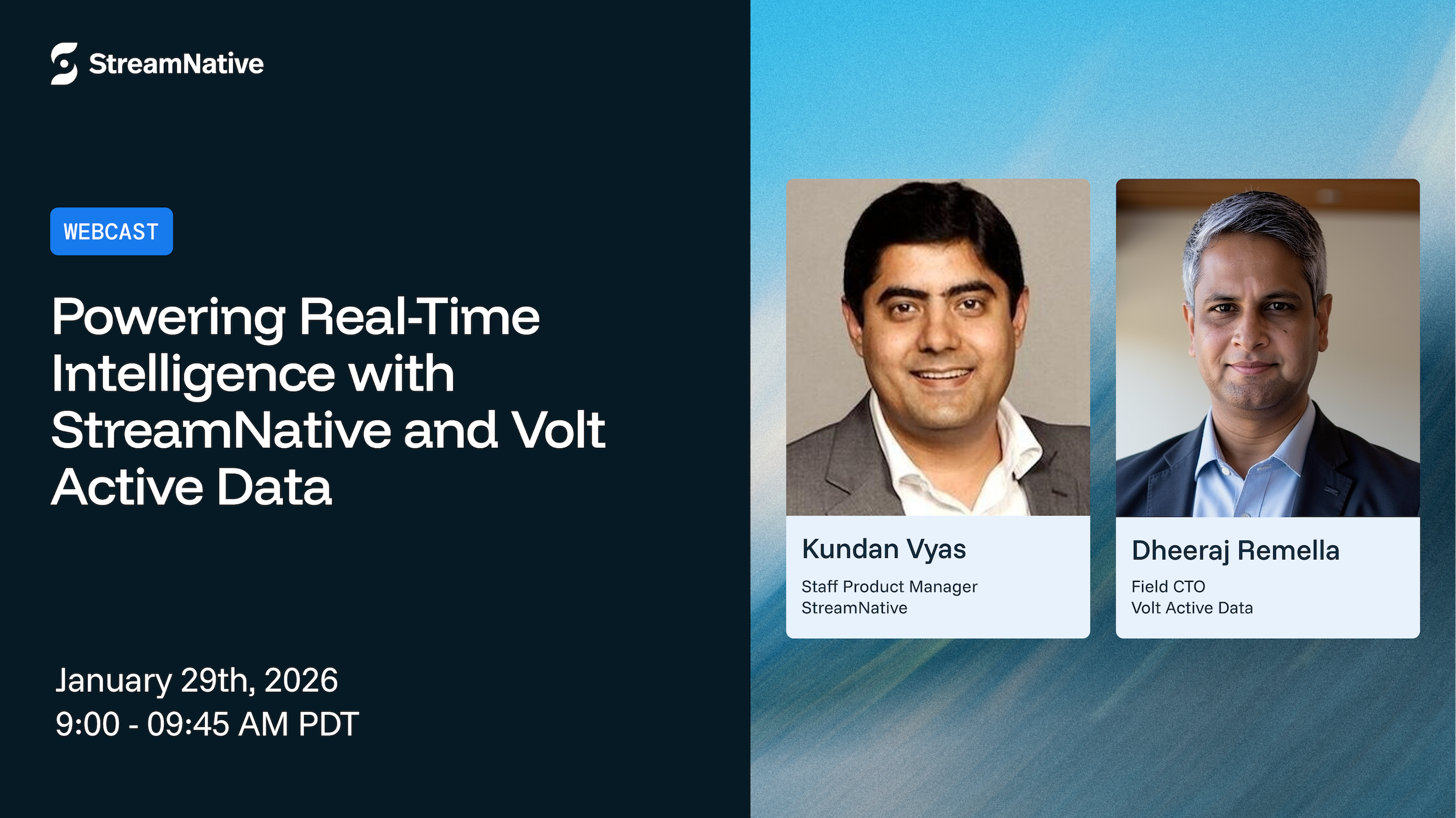StreamNative + Volt Active Data: Real-Time Intelligence from Ingest to ...